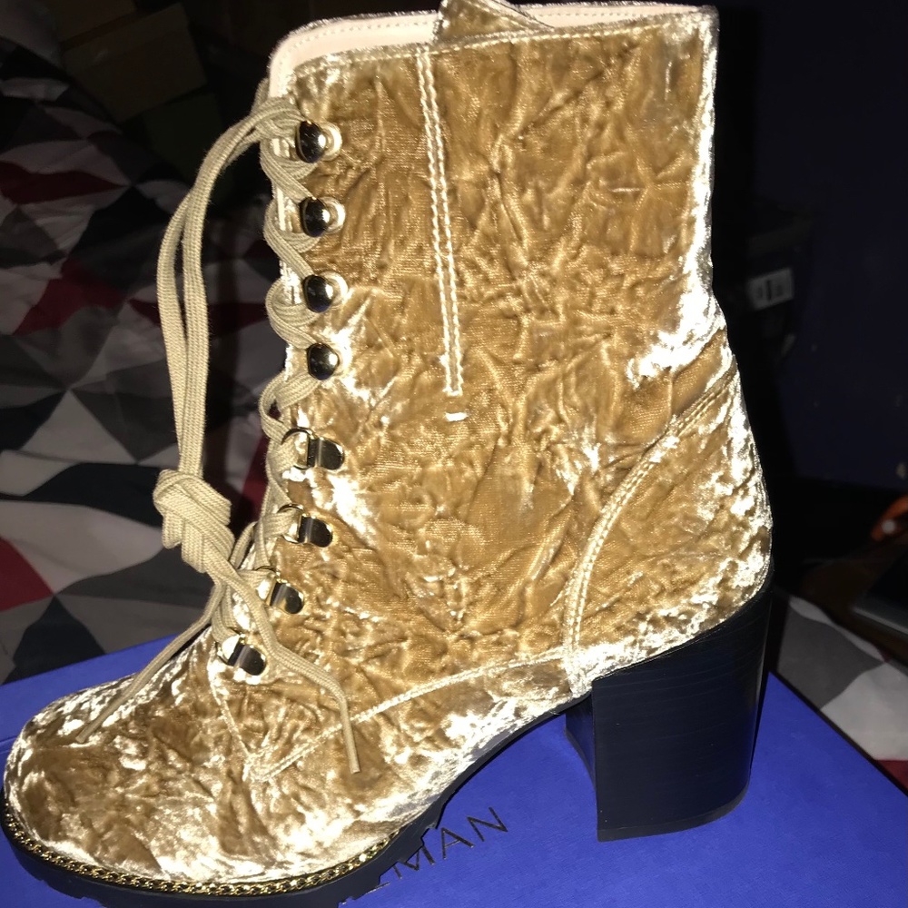 Stuart Weitzman combat boot